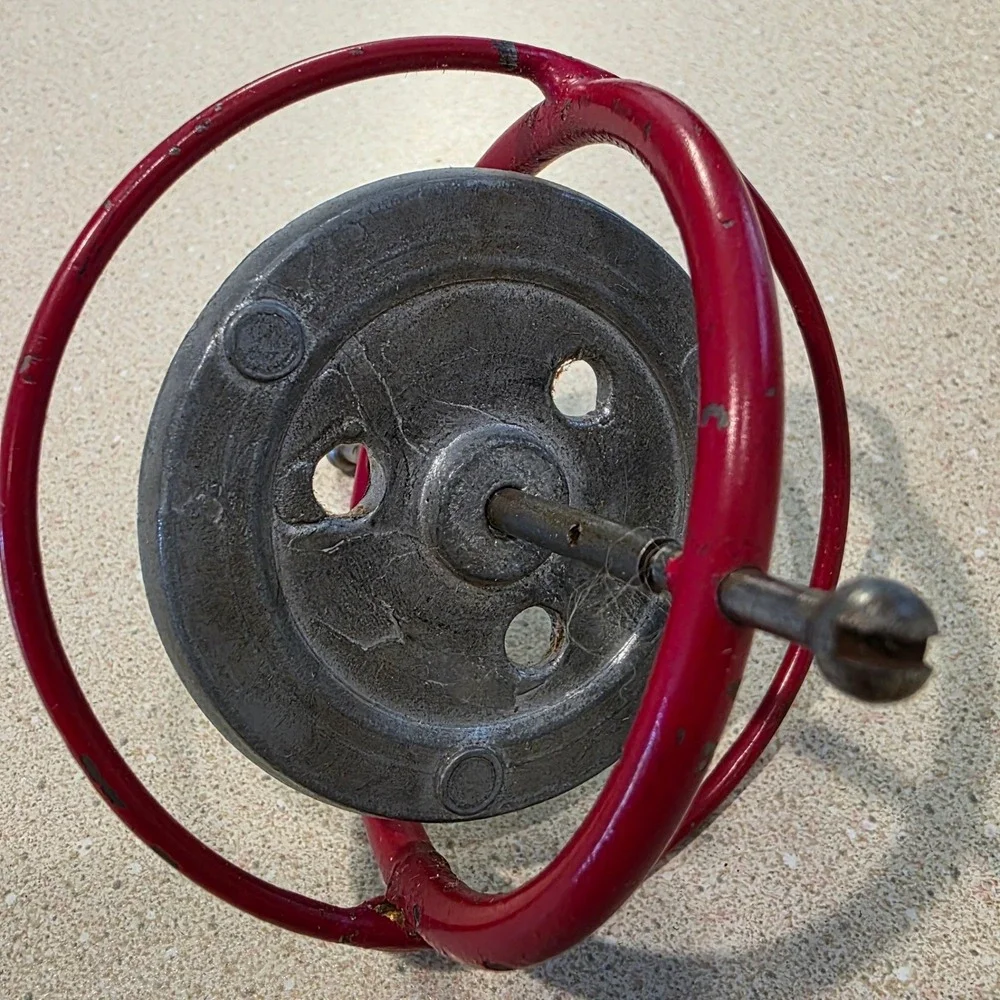 Vintage Tedco Original Gyroscope Science Physics Red, Top Toy